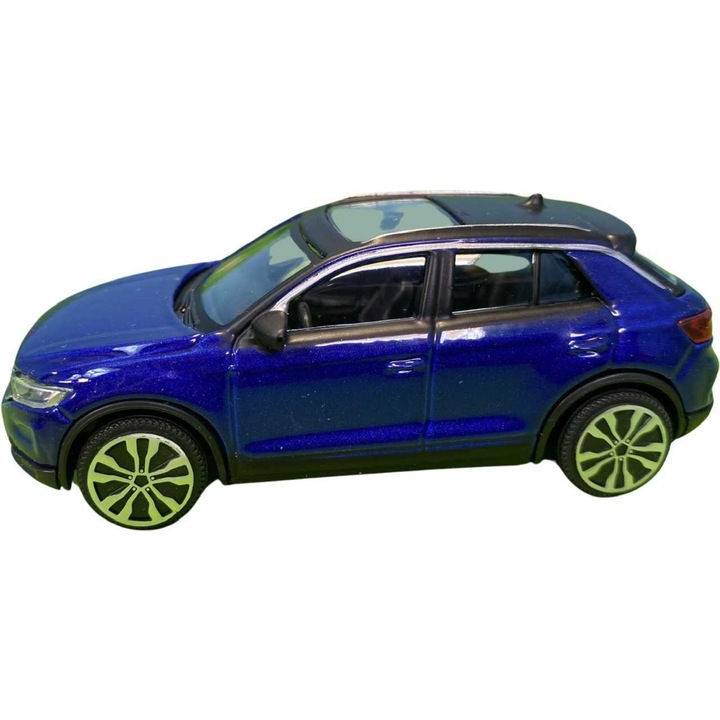 Macheta Volkswagen T-Roc albastru 1:43 Bburago