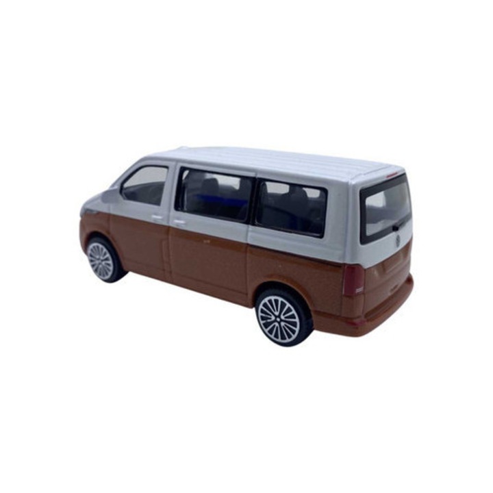 2020-as Volkswagen Multivan T6.1 busz, fehér/narancs-arany Bburago 1/43