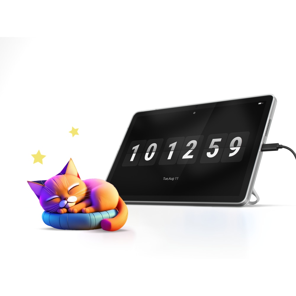 Tableta, Lenovo, Tab TB311FU, Procesor Mediatek Helio G85 Octa-Core 1.8GHz, Ecran TFT LCD 10.1", 4GB RAM, 128GB Flash, 8MP, Wi-Fi 5, Bluetooth, Android 14 + Husa