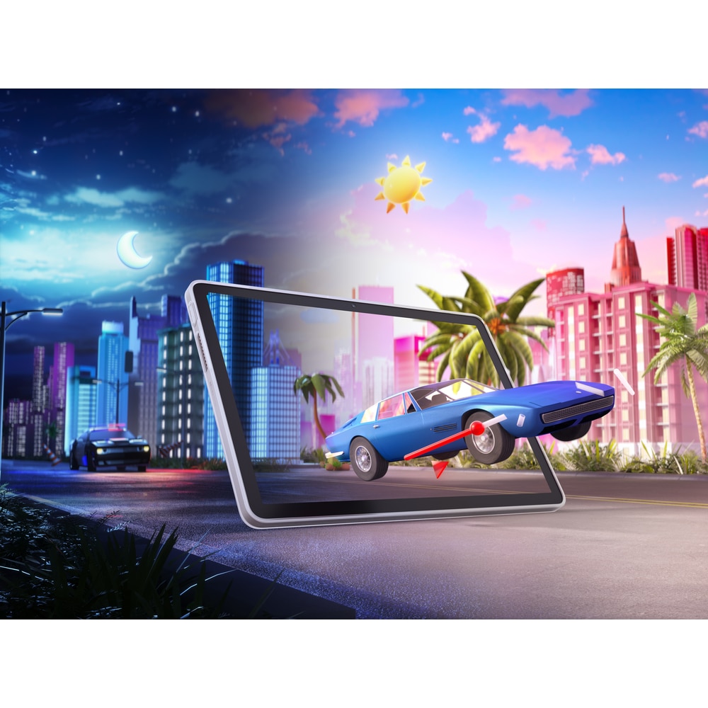 Tableta, Lenovo, Tab TB311FU, Procesor Mediatek Helio G85 Octa-Core 1.8GHz, Ecran TFT LCD 10.1", 4GB RAM, 128GB Flash, 8MP, Wi-Fi 5, Bluetooth, Android 14 + Husa