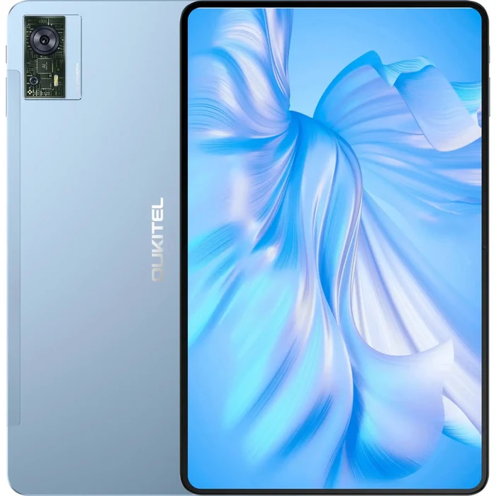 Tableta, Oukitel, OT5S, Procesor Mediatek Helio G99 Octa-Core 1.6GHz, 6GB RAM, 256GB Flash, Camera duala 16MP+2MP, Wi-Fi, Bluetooth, 4G, Dual SIM, Android, Fara incarcator (Albastru)