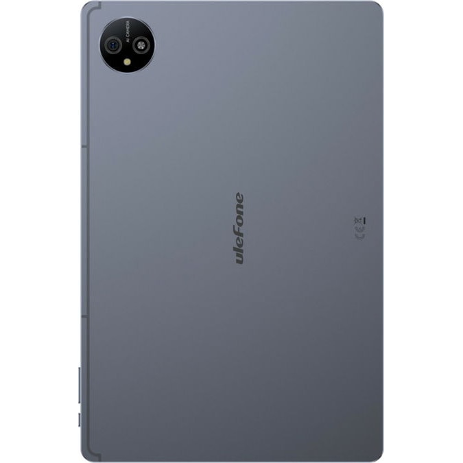 Tableta, Ulefone, Tab A11 4G, Procesor Unisoc T620 Octa-Core, Ecran IPS FHD+ 11", 4GB RAM, 128GB Flash, Camera 16MP, Bluetooth, Wi-Fi, 4G, Dual SIM, Android, Fara incarcator (Gri)