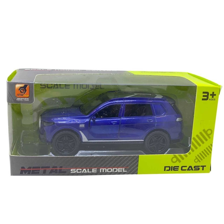 Macheta replica BMW X7 albastru