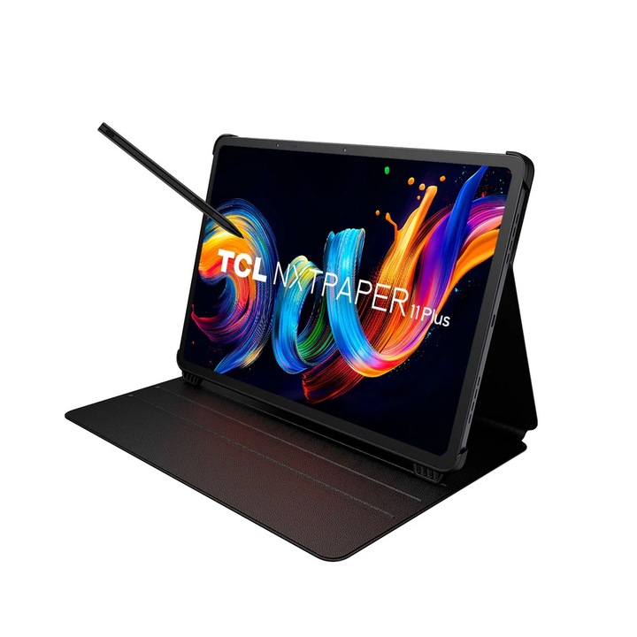 Таблет, TCL, NXTPAPER 11 Plus 9469X2, Octa-Core ARM Cortex Processor, 11.5" Screen, 8GB RAM, 256GB Flash, 8MP, Wi-Fi, Bluetooth, Android + Case and Stylus (Grey)
