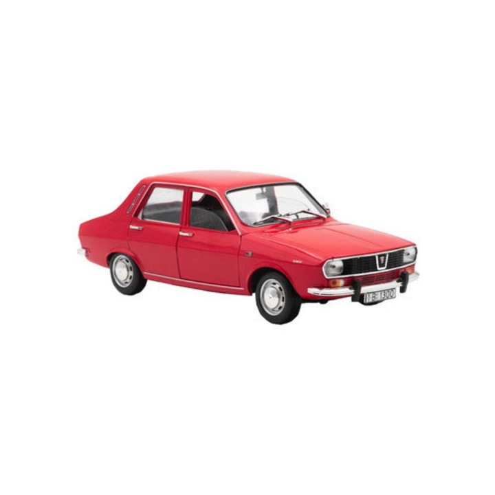 Dacia 1300 piros modell 1:24, fém