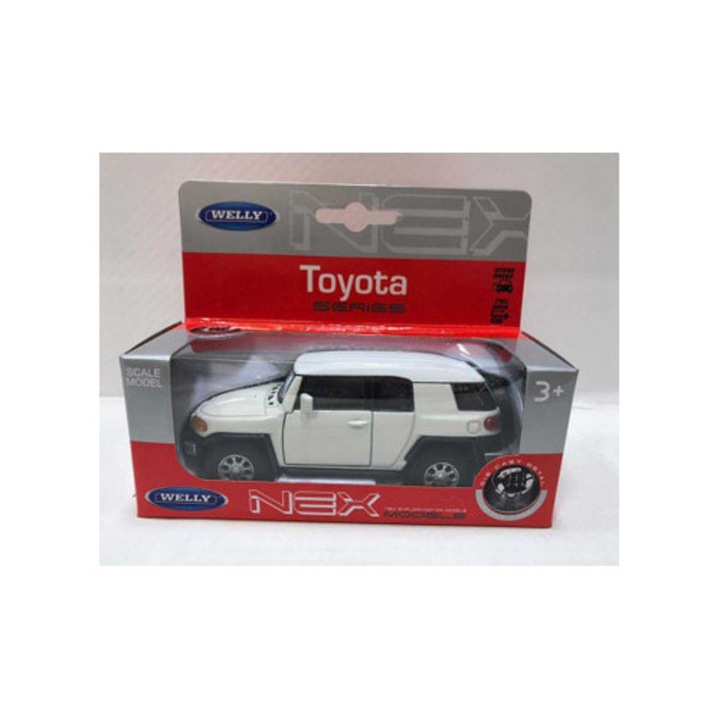 Toyota FJ Cruiser RHD fehér 1/34 méretarányú modell