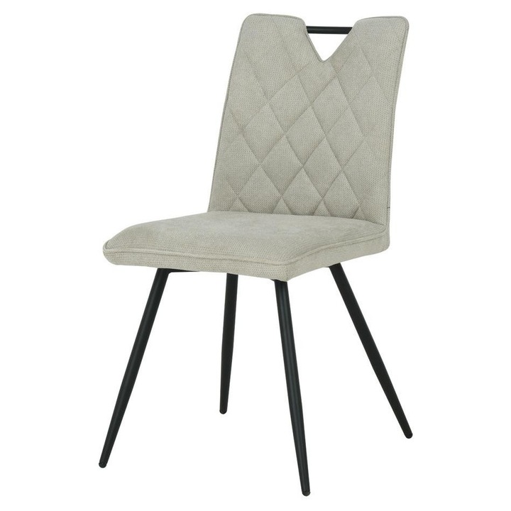 Scaun Tapitat, Howhomely, 86x63.5x60 cm, Multicolor, Material Poliester, Material Metal, Stil Modern, Model Simplu