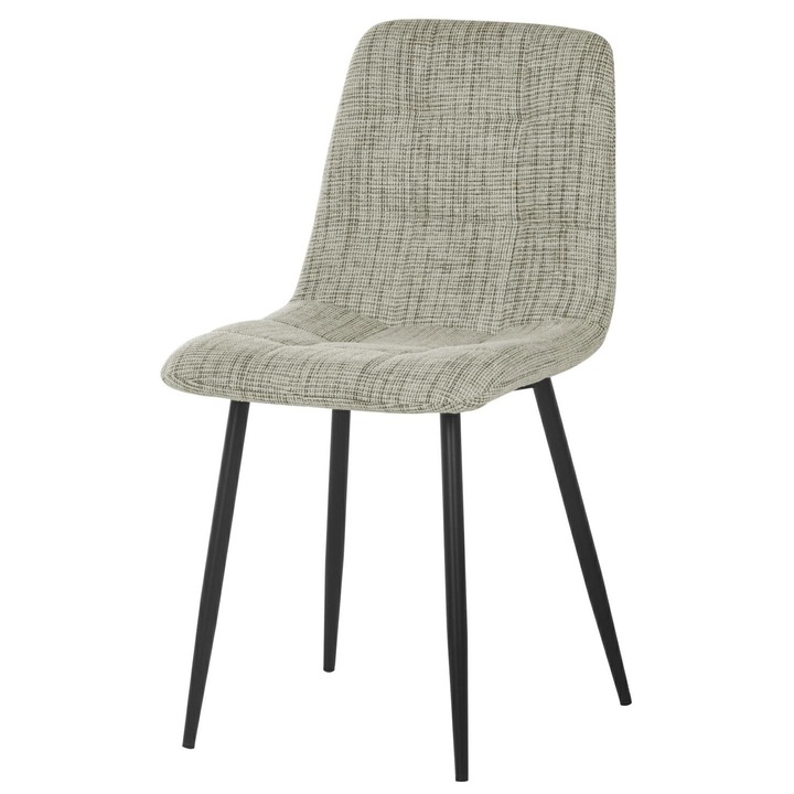 Стол, Howhomely, Тапициран, Многоцветен, Полиестерен материал, Метални крака, Ергономична седалка, Гладък модел, 88x45x54 см