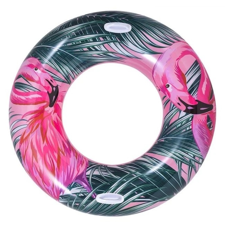 Colac Gonflabil, Flamingo, 115cm, Verde-Roz