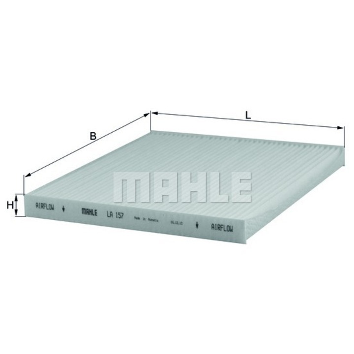 Fülkeventilátor szűrő KNECHT LA 157