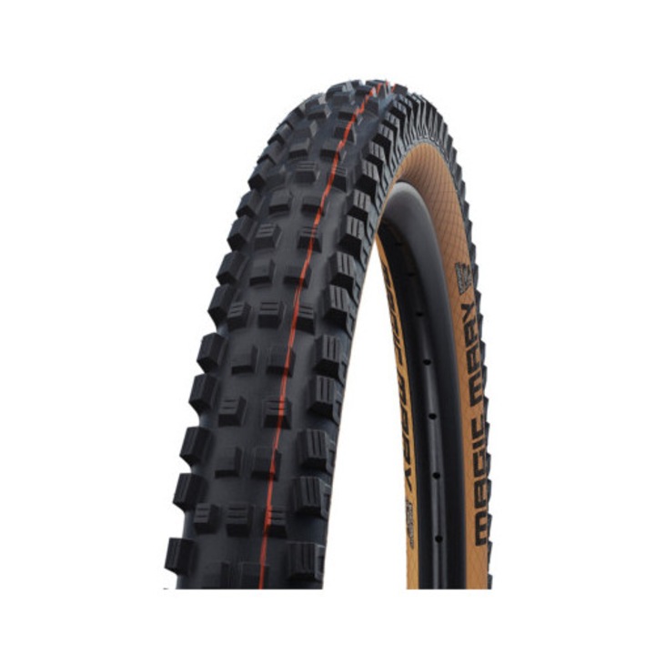 Anvelopa bicicleta, Schwalbe Magic Mary Classic, Negru/Maro, 27.5x2.40", Evo, Super Gravity, Addix Soft, TLE