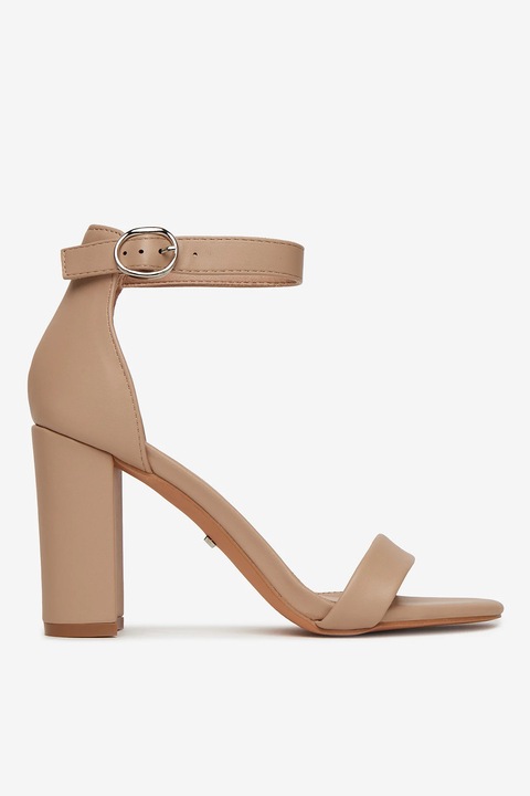 Sandale Deezee, Material Sintetic, Culoare Bej, Bej