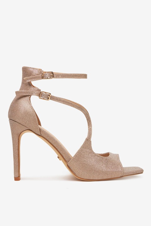 Розови сандали на токчета Deezee, Розово