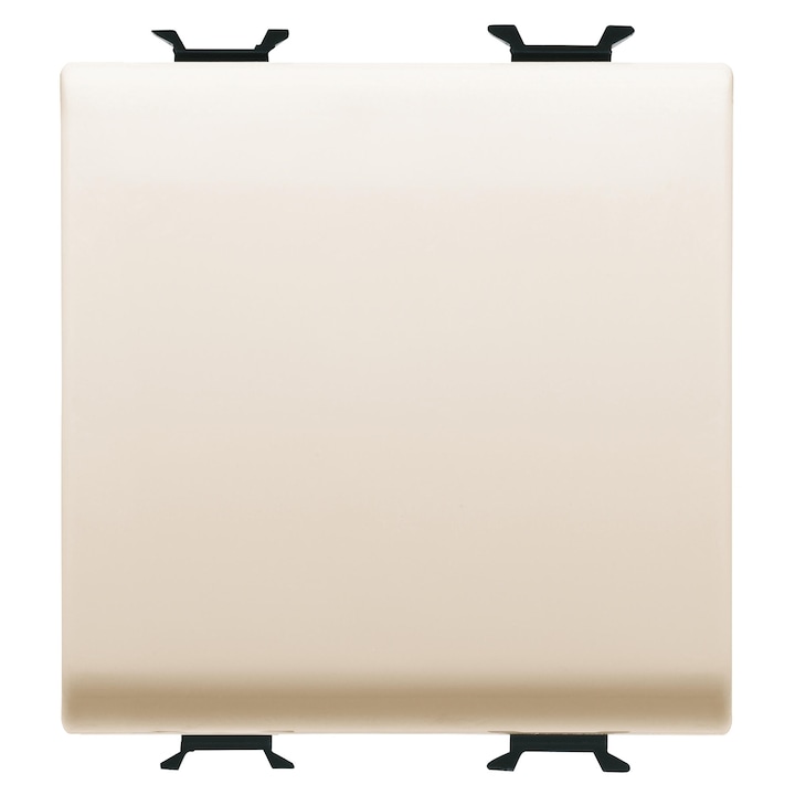 Interupator simplu Gewiss Chorus GW11031, incastrat, modular - 2, 1P, ivoar