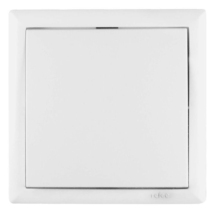 Единичен ключ Elegant IMBS E 45563, вграден, с включена рамка, бял