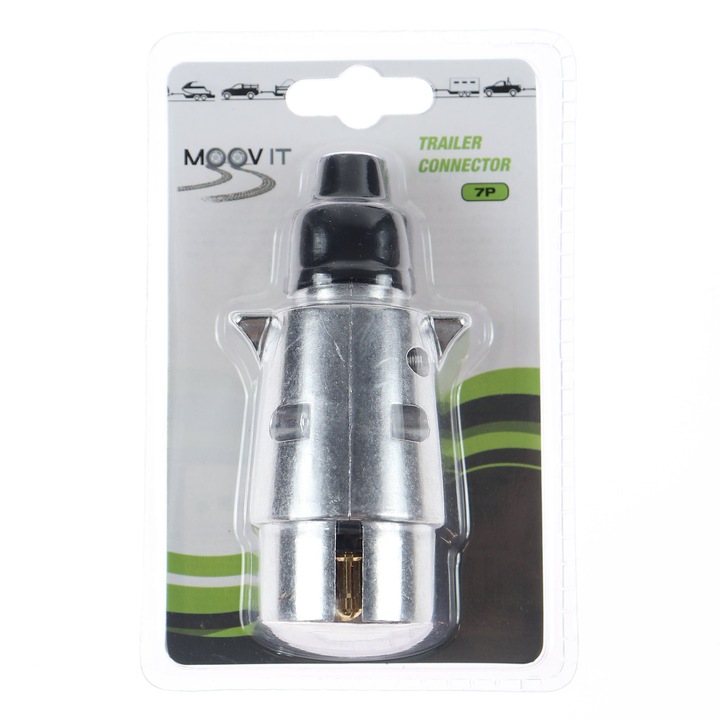 Stecher auto pentru remorca, aluminiu, 7 pini