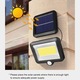 Lampa solara, KVCC, LED, 1200mAh, IP65, Negru