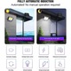 Lampa solara, KVCC, LED, 1200mAh, IP65, Negru