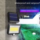 Lampa solara, KVCC, LED, 1200mAh, IP65, Negru