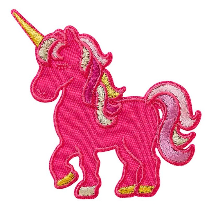 Апликация Einhorn pink, Mono quick, 10126, 7.5 х 7.3 см, с лепило