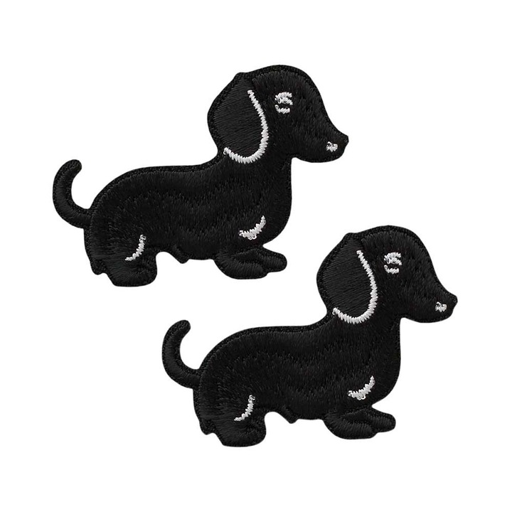 Апликация Dackel Set, Mono quick, 12318, 3.5 х 5 см, с лепило