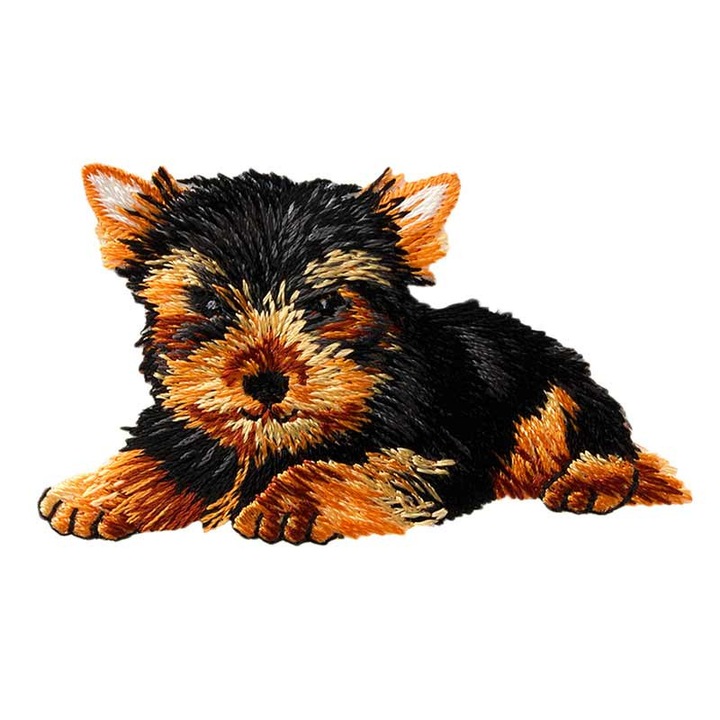 Апликация Hund braun/schwarz, Mono quick, 06183, 3.9 х 6.6 см, с лепило