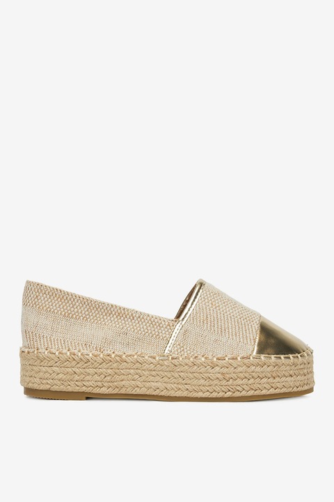 Deezee Espadrilles, Textil, Arany, 38 EU