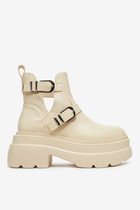 Deezee Bej Pantofi Sintetic, Bej