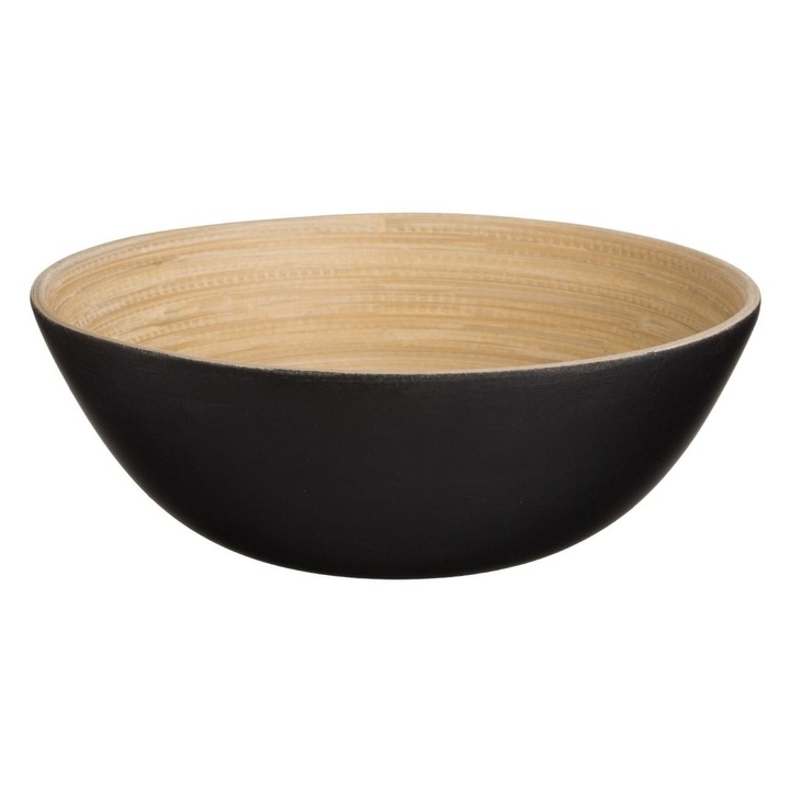 Купа за салата от бамбук Ø20x7 см за сервиране, колекция Bamboo Essence