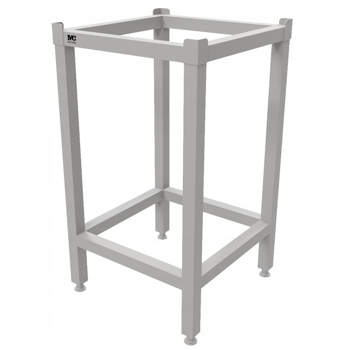 Основа за месарски блок, MAT CHYRA, неръждаема стомана, 50x50x80 см, устойчива на корозия, с регулируеми крака