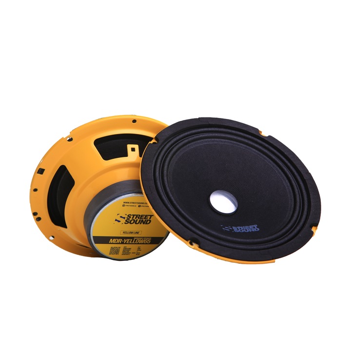 Difuzoare auto, Street Sound, Yellow Line 65, 165mm, 70W RMS, 4Ohm