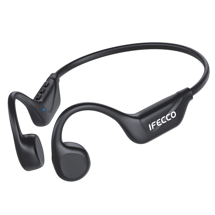 Безжични слушалки Ifecco, Bluetooth 5.4, водоустойчиви IPX5, многоцветни, за уши