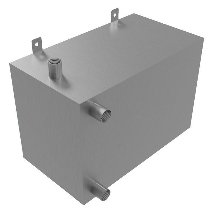 Vas expansiune MAT CHYRA, inox 1.4301, 34L, 300x450x250mm