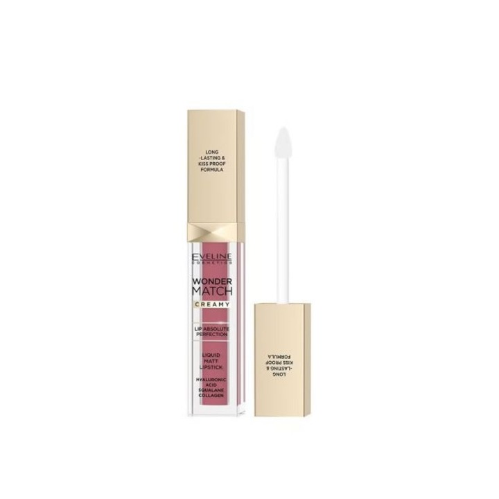 Ruj lichid mat 03 Mauve Wonder Match Creamy Eveline 6.8 ml
