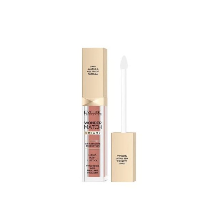 Ruj lichid mat 09 Dream Nude Wonder Match Creamy Eveline 6.8 ml
