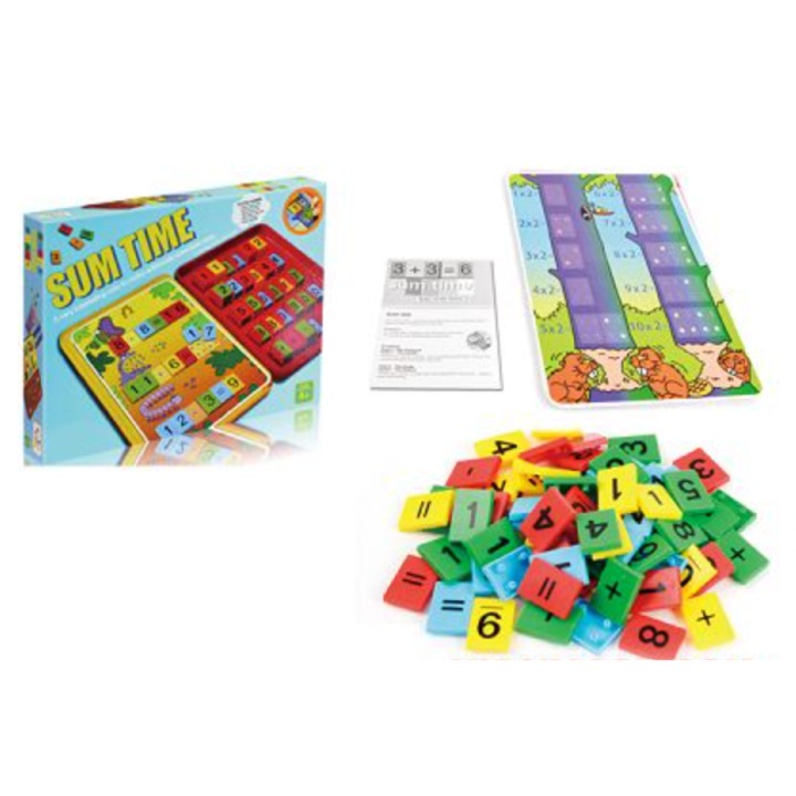 Társasjáték gyerekeknek - fejlesztő játék, matematikai játék, méretek 38x28 cm