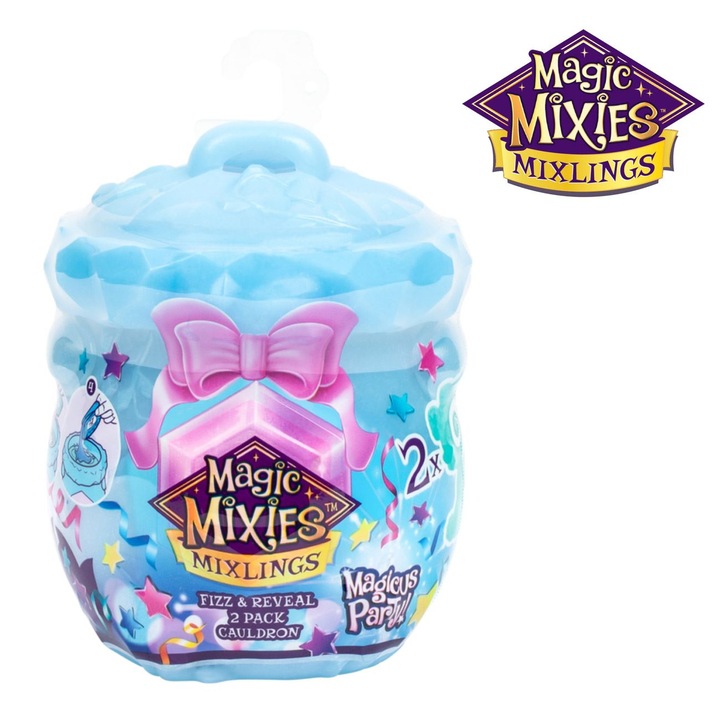 Magic Mixies 2 Mixlings Magicus Cauldron Party Figurines S4 (Blind Box) - Giochi Preziosi