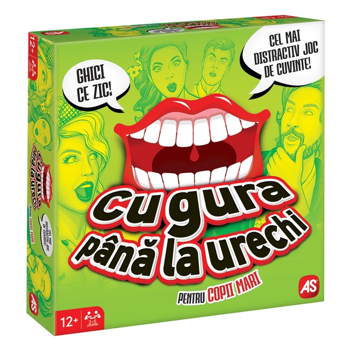 Társasjáték "Fültől fülig vigyorogva" Nagyobb Gyerekeknek - AS