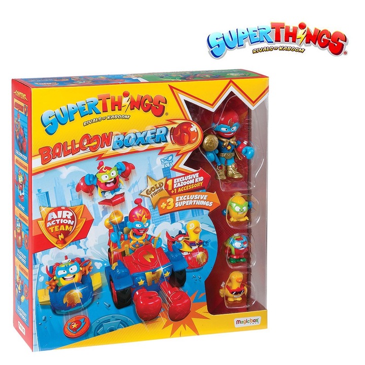 Детски комплект Super Things Ballon Boxer - AS, 4 фигурки