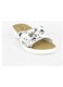 Papuci dama, Fly Flot, 0156, Alb, Marimea 36 EU