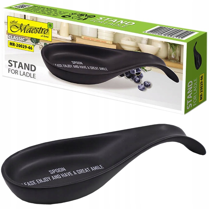 Керамична поставка, Маестро, MR-20029-46 Еко Стил, Керамика, Лесен За Почистване, 22 x 8,3 x 3,5 см, 1 Брой