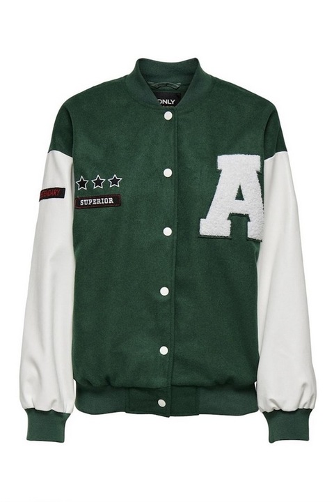 Jacheta Legendary Superior Brooklyn, Verde, Only, Marimea M 38 EU