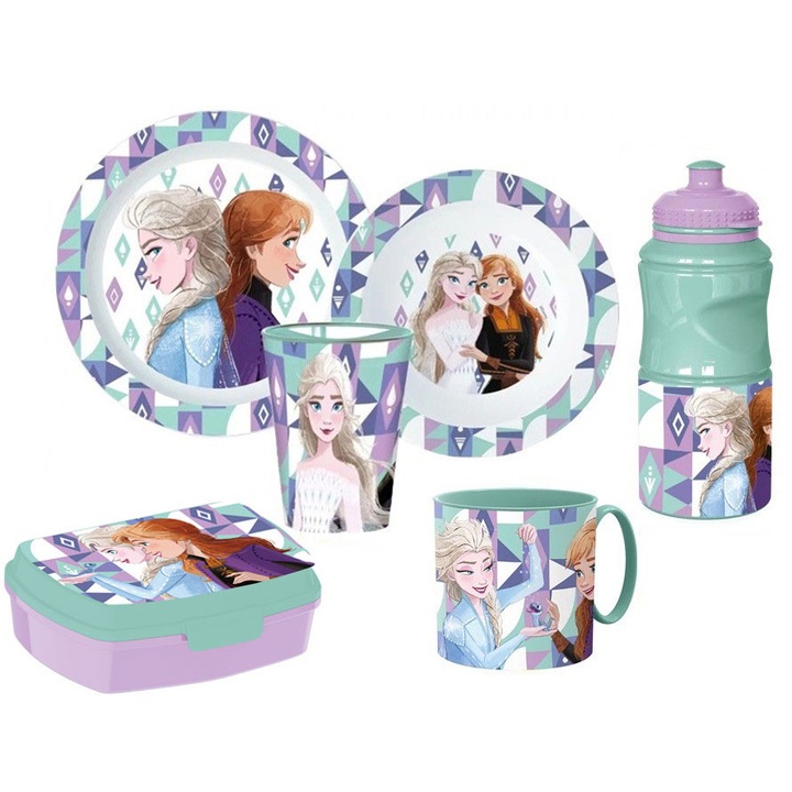 Disney Jégvarázs étkészlet szett 6 db-os (Ice Magic)