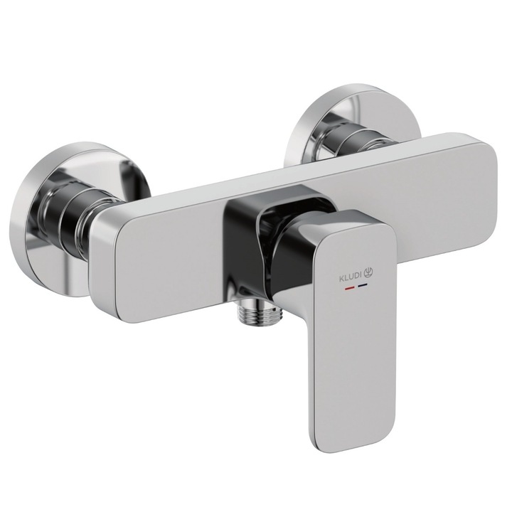 Kludi Renon 428310575 egykaros, falra szerelhető zuhanycsaptelep, króm felület