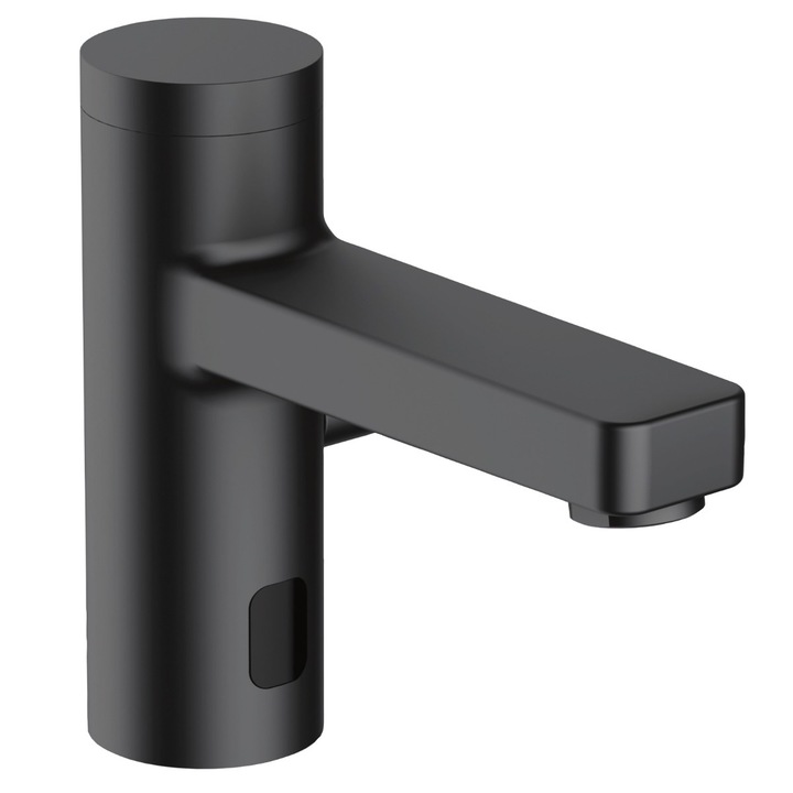Baterie baie pentru lavoar, Kludi Zenta, montaj stativ, finisaj negru mat