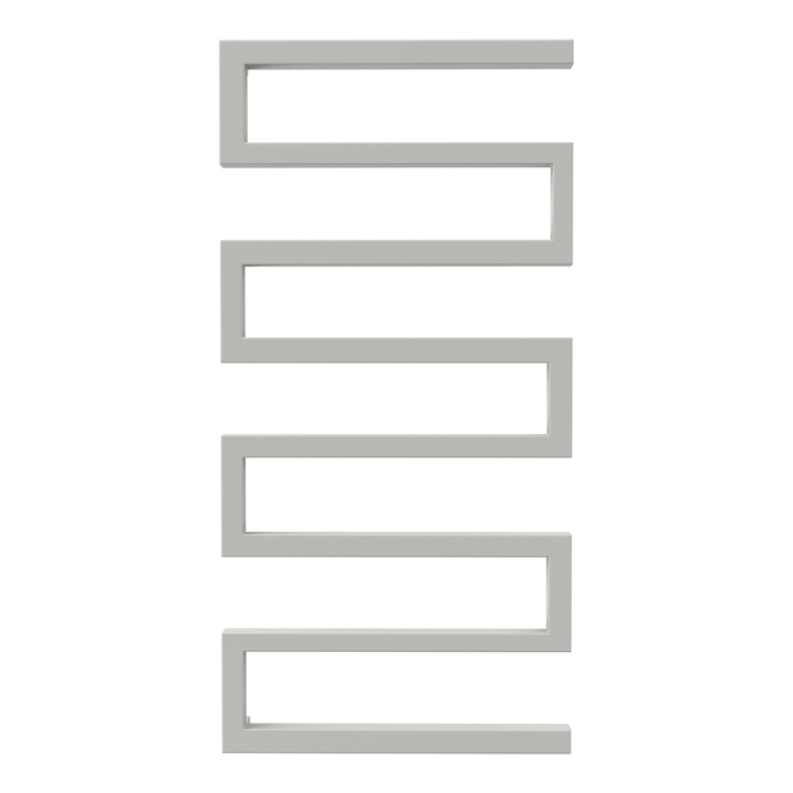 Calorifer vertical, decorativ, living, Radox Serpentine, drept, alb, 500 x 1010 mm, accesorii incluse