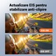 Fudisenn 5K Ultra HD спортна видеокамера, двоен сензорен екран, 170° широкоъгълен обхват, 30 м водоустойчивост, дистанционно управление