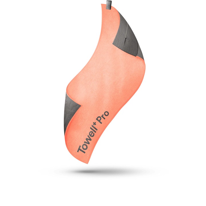 Prosop sport multifuncțional STRYVE Towell+ Pro - - Piersică
