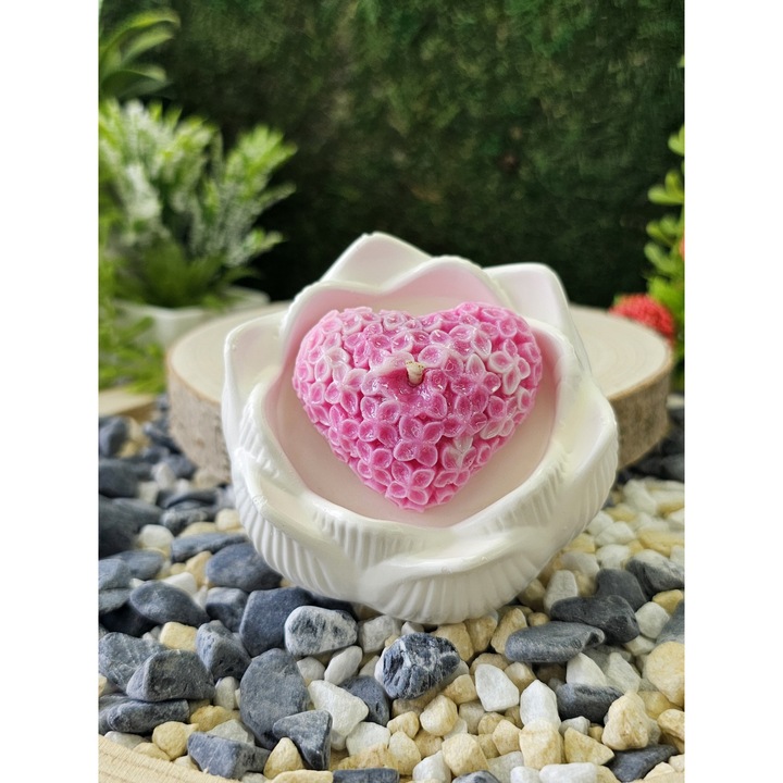 Lumanare parfumata Dewi Petals – Esenta Exotica cu Lemn de Santal & Tonka – 50g