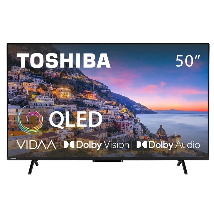 QLED телевизор Toshiba 127 см 50" 50QV2463DG, Ultra HD 4K, Smart TV, WiFi, CI+